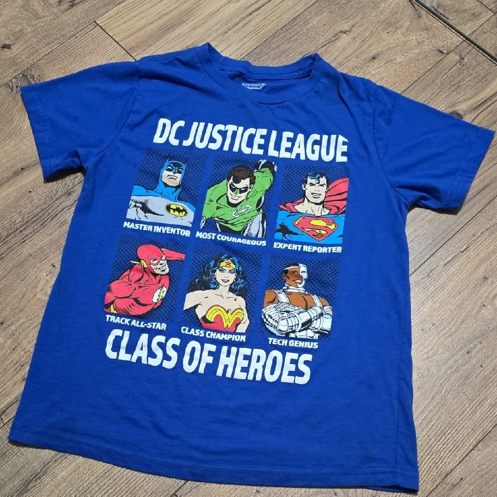 DC Comics Blue Superhero Costume Shirt